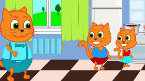 Cat Family and Friends  Santa...