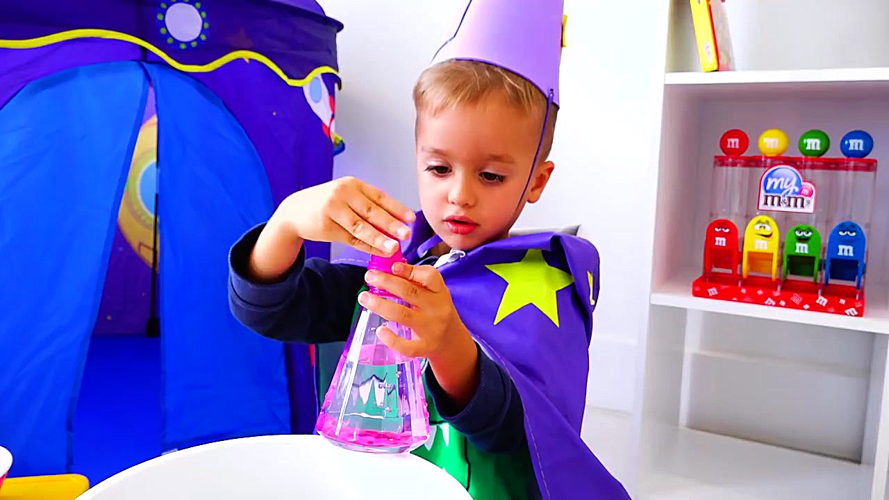 ولاد و نیکیتا و حل مشکل خال گن...