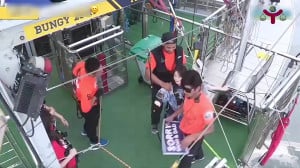 پرش بانجی از ارتفاع بسیار زیاد...