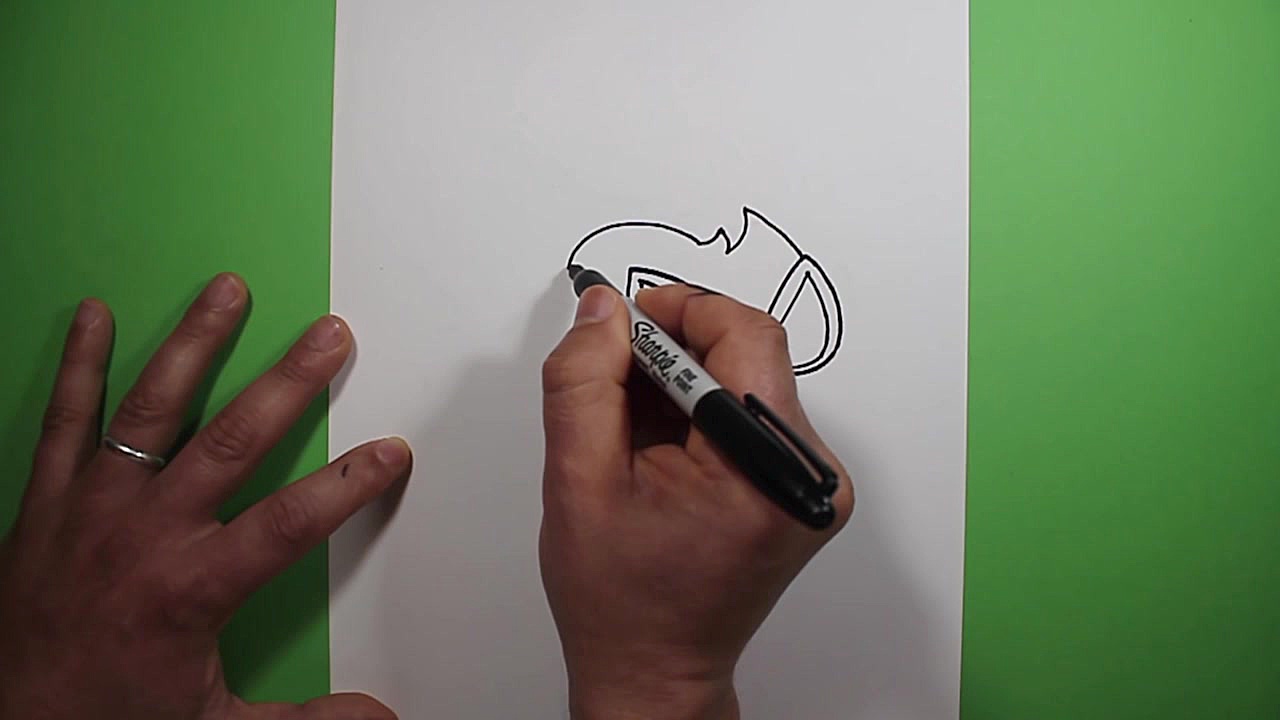 رسم روبن بالخطوات للاطفال| tee...