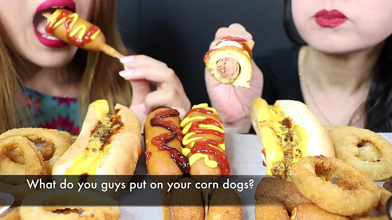 خوردن اسمر فست فود (هات داگ بس...