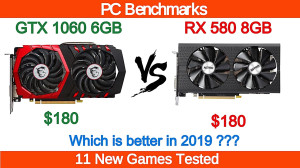 GTX 1060 vs RX 580 in 2019