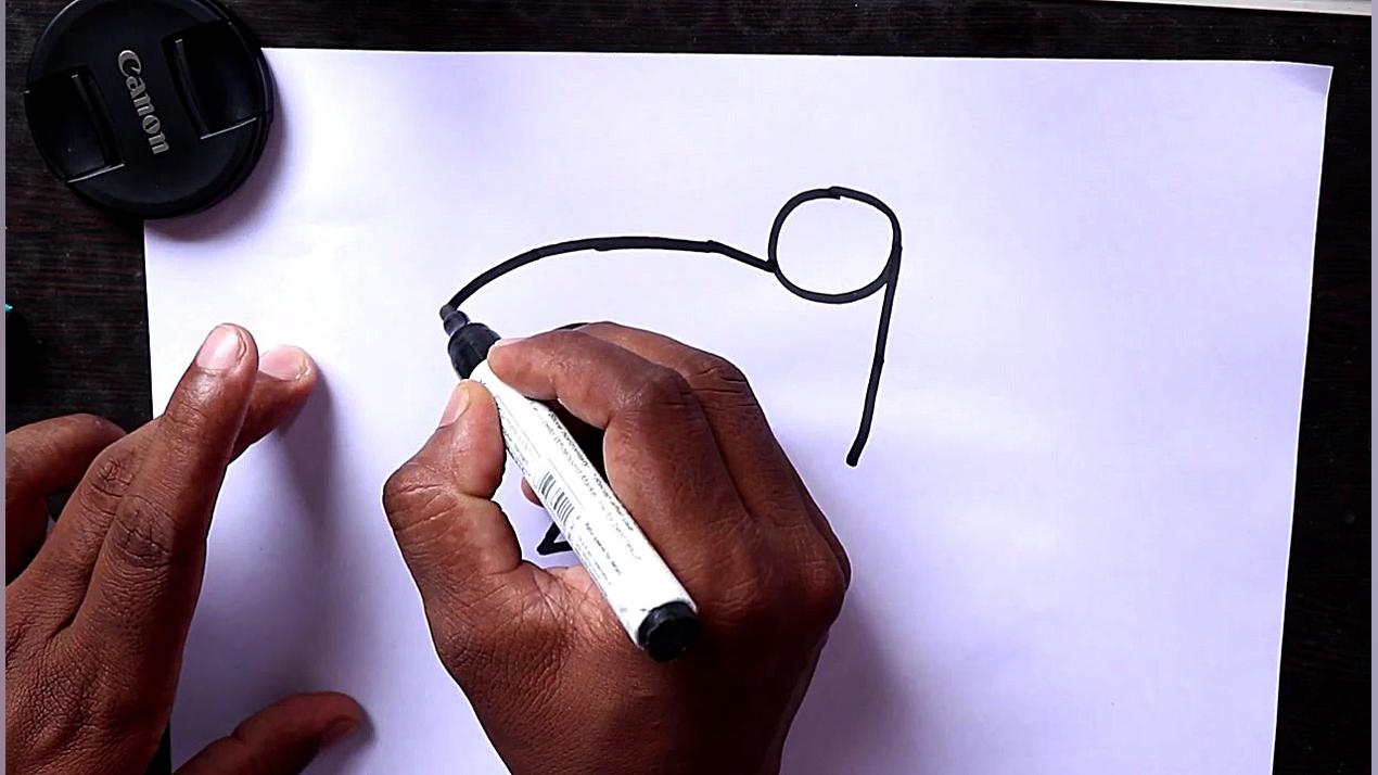 [ HINDI ] How to draw cute Cat...