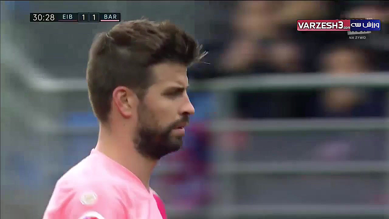 خلاصه بازی ایبار 2  2 بارسلونا