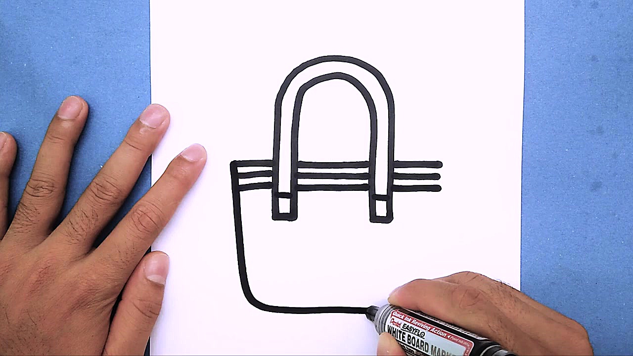 How to draw a cute Handbag, Dr...