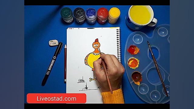 آموزش نقاشی برای کودکان ساده