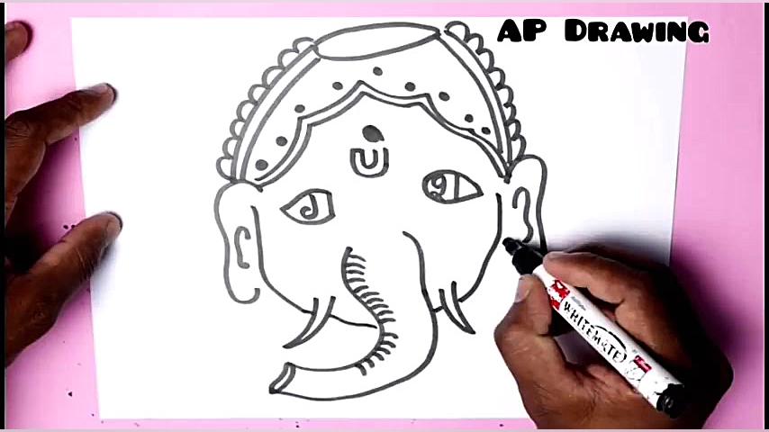 Easy Drawing ! How Draw God Ga...