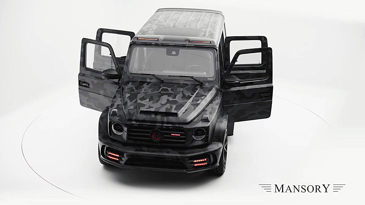 مرسدس بنز G63 تیونینگ منصوری M...