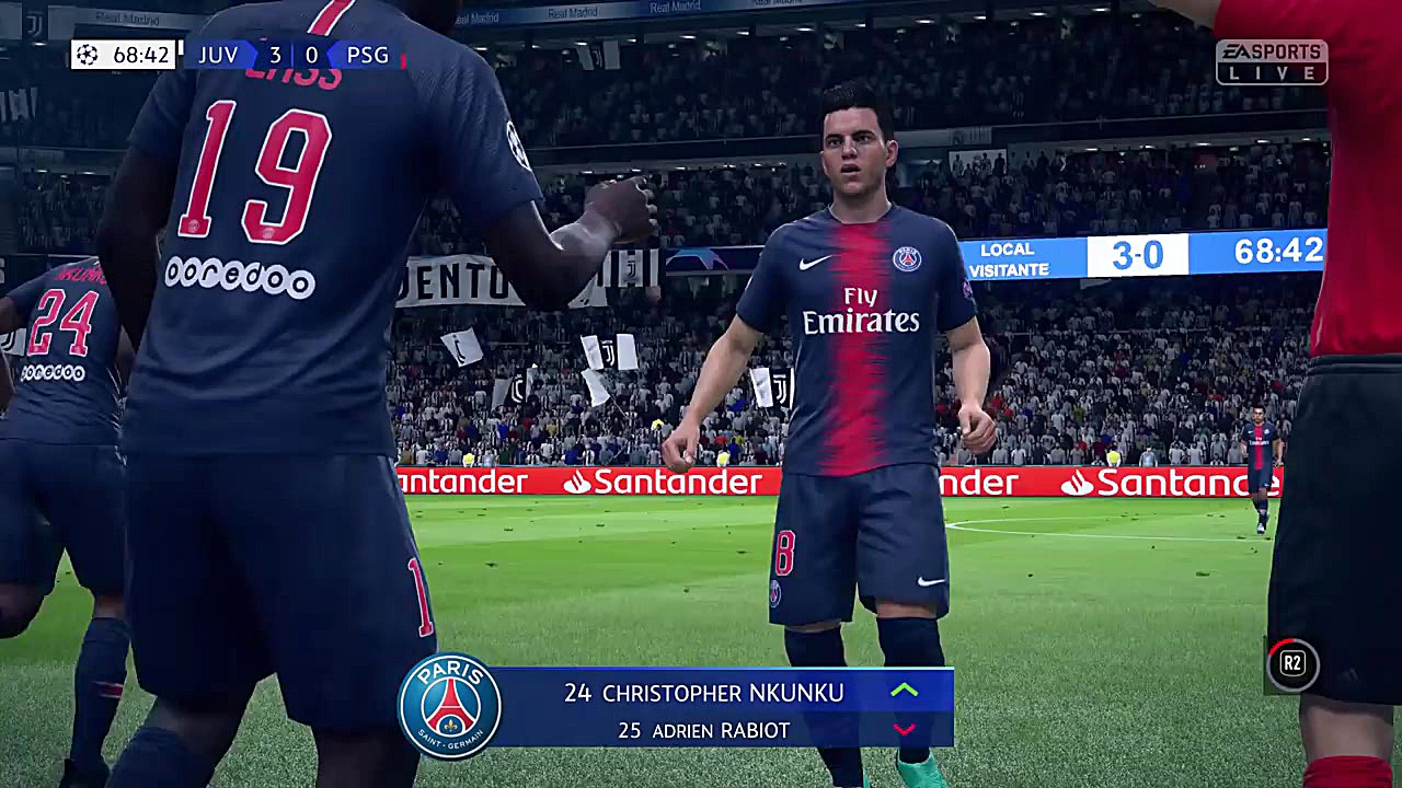 FIFA 19  Juventus vs Paris Sai...