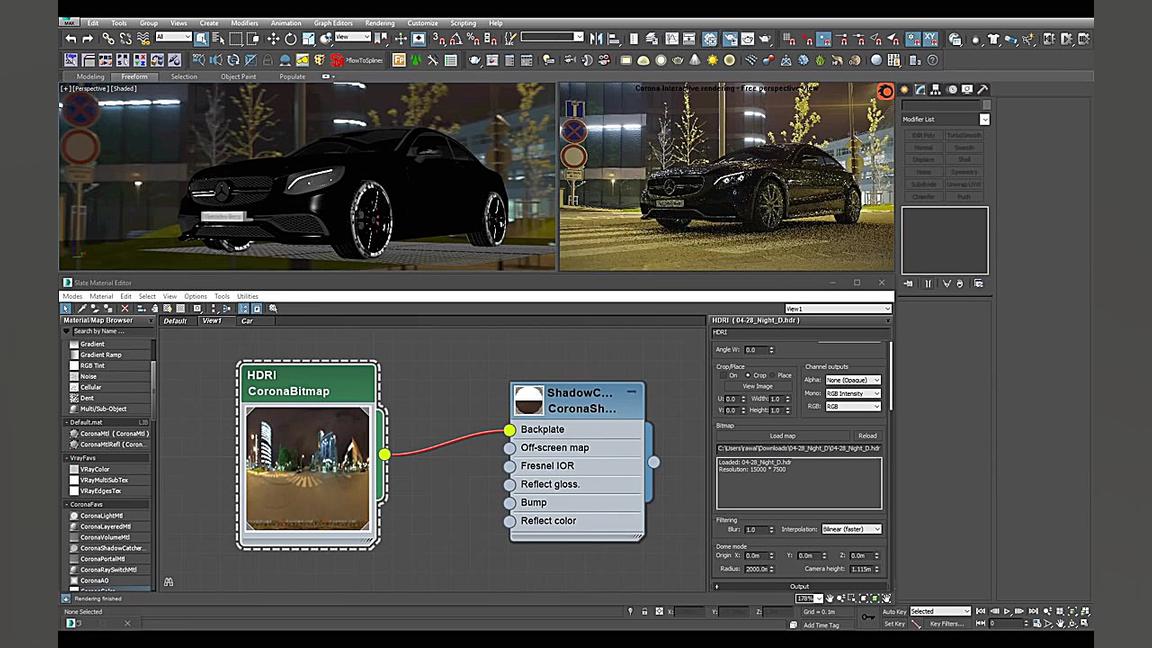 ترفند استفاده از Corona در رند...