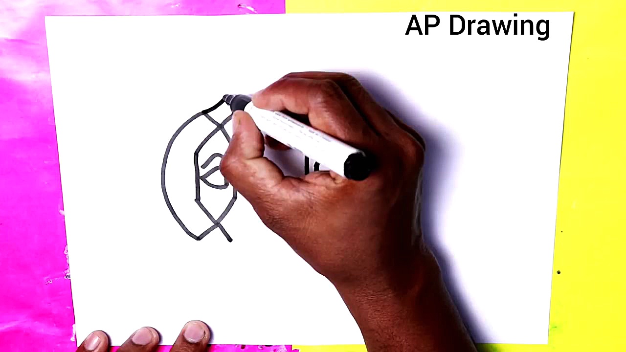 Easy Drawing ! How to draw God...