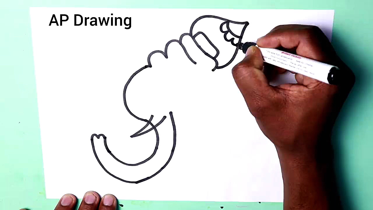 How to draw God Ganesh step by...