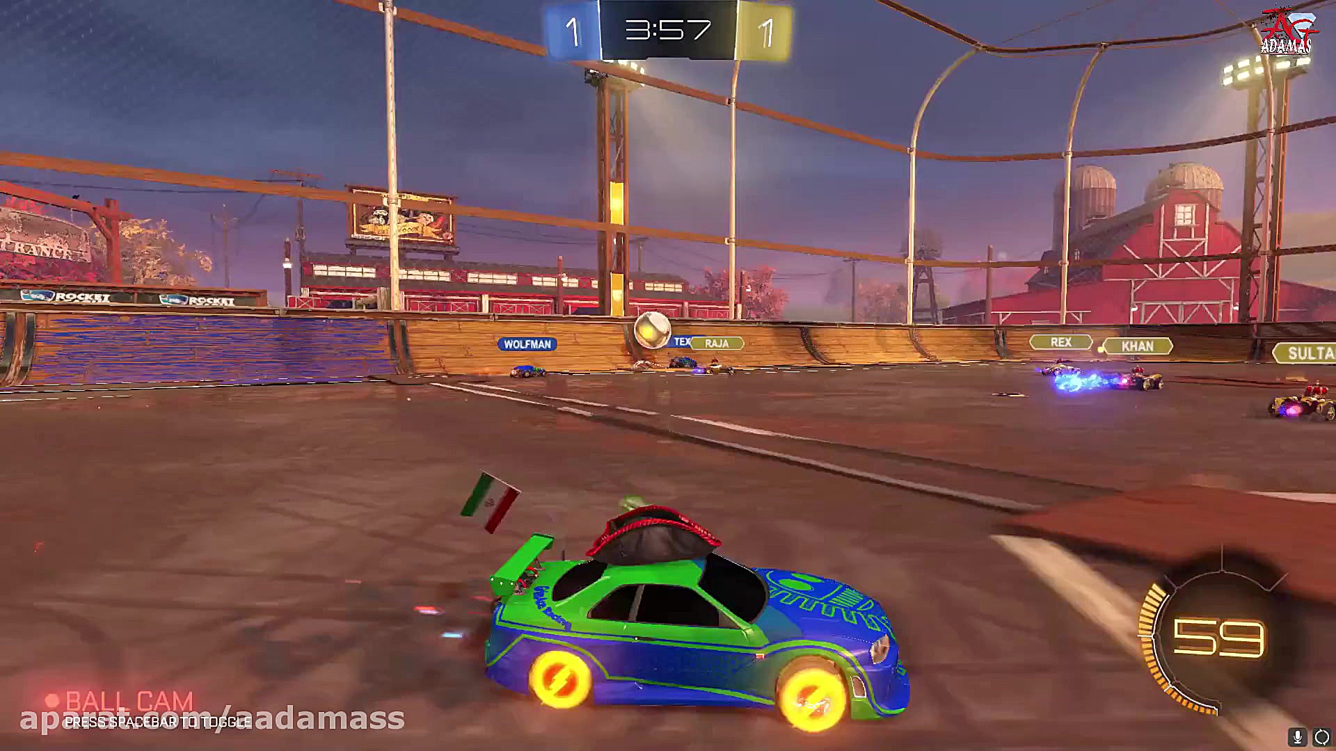 گیم پلی بازی Rocket League Hot...