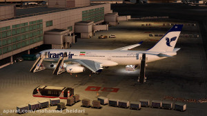 ایرباس A330 ایران ایر  شبیه سا...