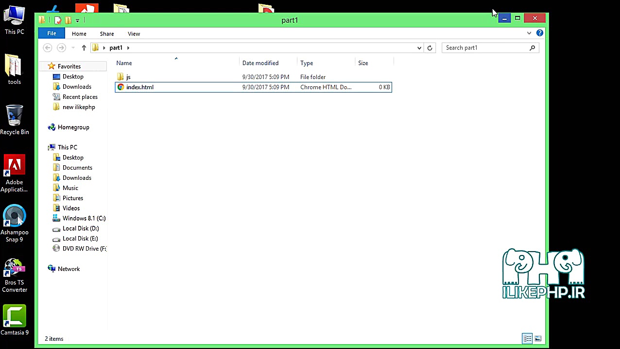  1 معرفی و نصب جی کوئری JQUERY
