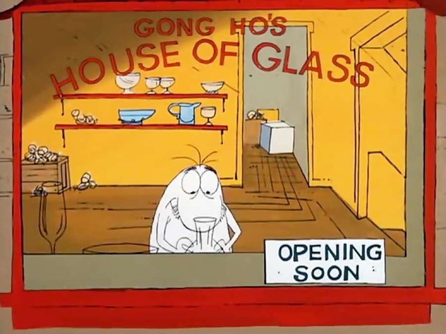 کارتون پلنگ صورتی Gong with the Pink