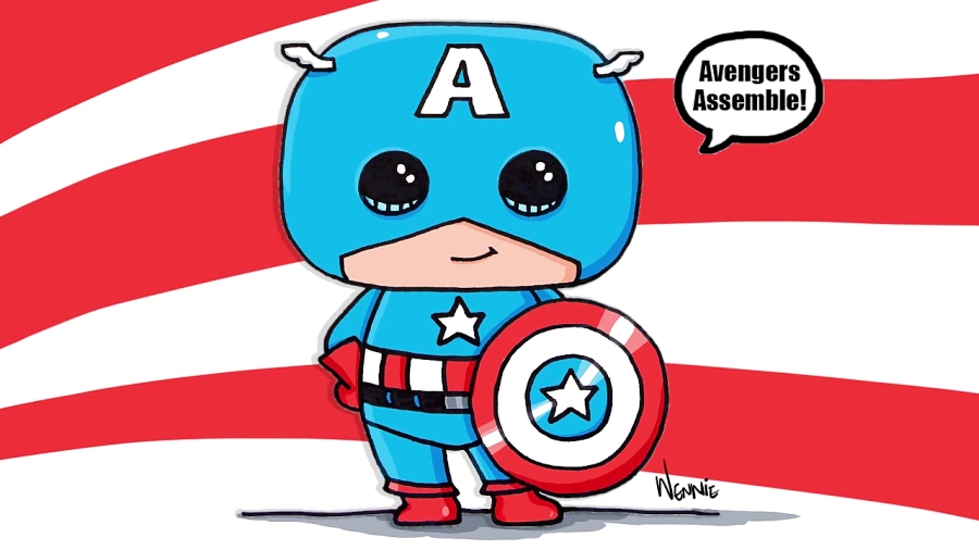 How to Draw Captain America (Mini)
