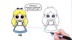 How to Draw Alice from Disney...