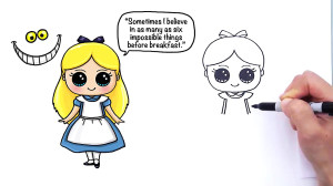 How to Draw Alice from Disney...