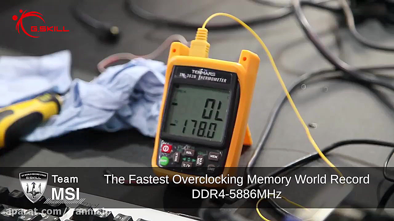 رکورد اورکلاکینگ جهانی فرکانس...