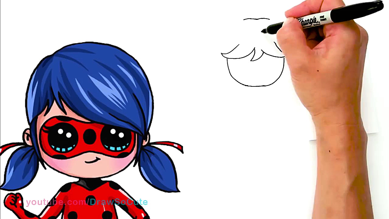 How to Draw Cat Noir Easy | Mi...