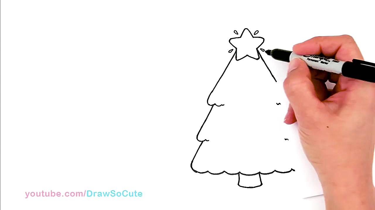 How to Draw a Christmas Tree a...