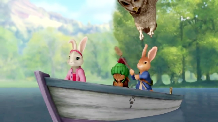 Peter Rabbit - Trapped on the Lake | Cartoons for Kids
