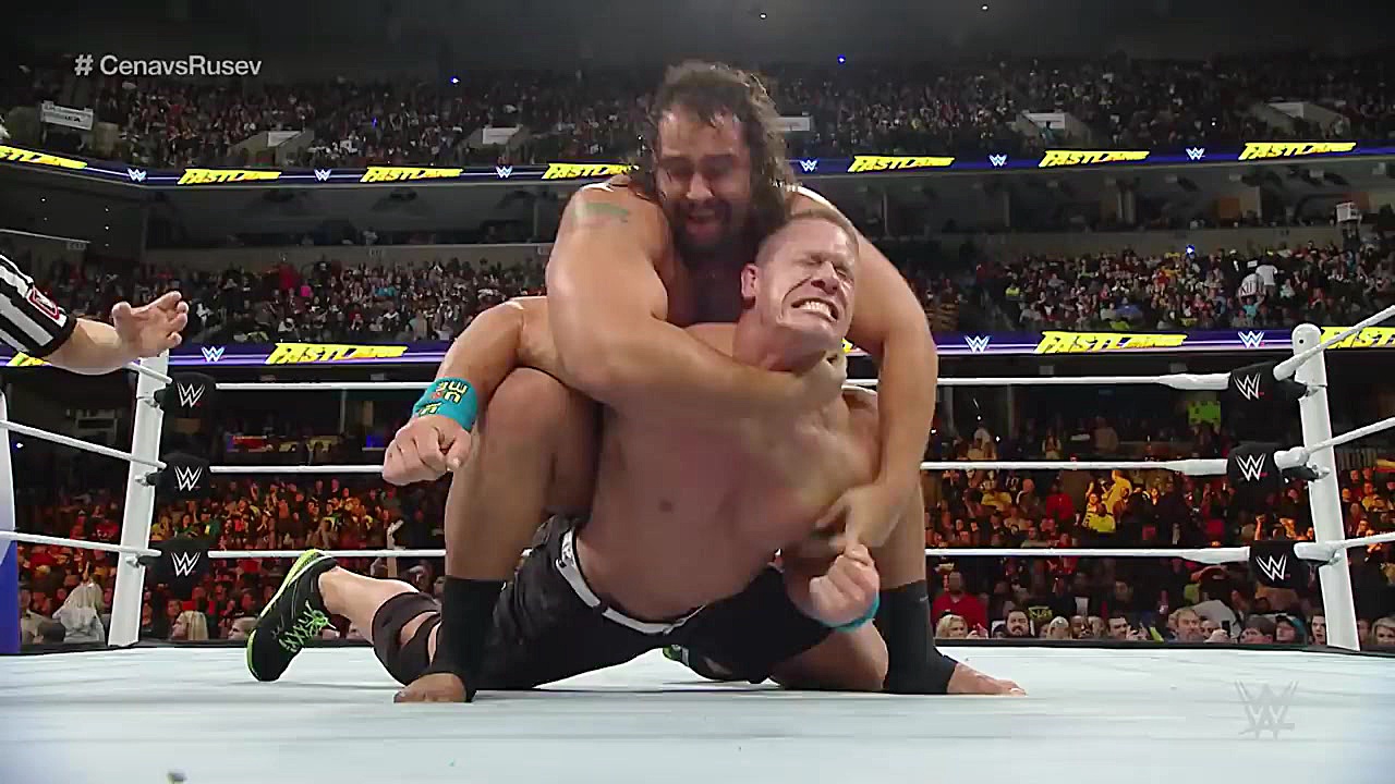 مسابقه کامل جان سینا و روسف در...