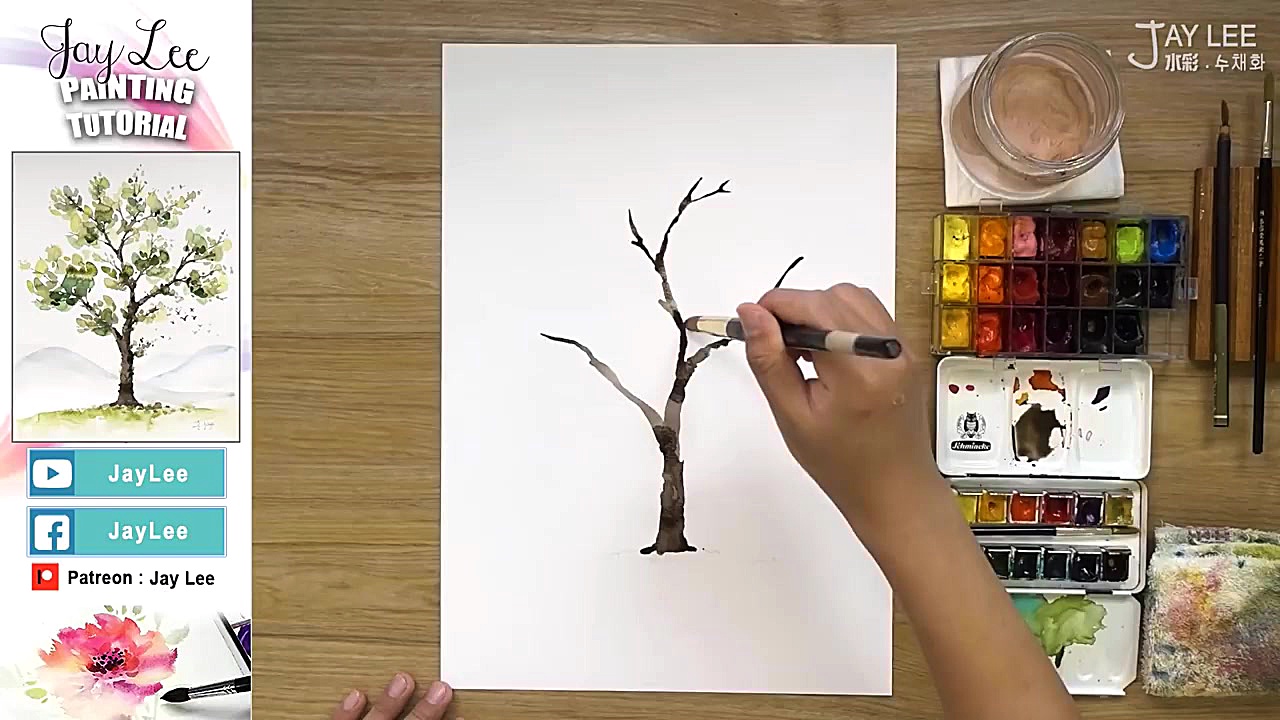 آموزش نقاشی How to Paint a Tre...