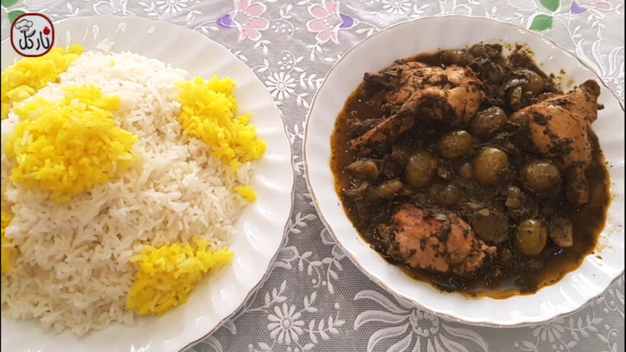 آموزش خورشت گوجه سبز٬  Khoresh...