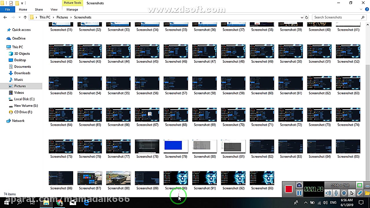 اسکرین شات با pc