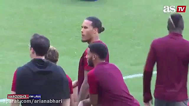 آخرین تمرینات بازیکنان لیورپول...