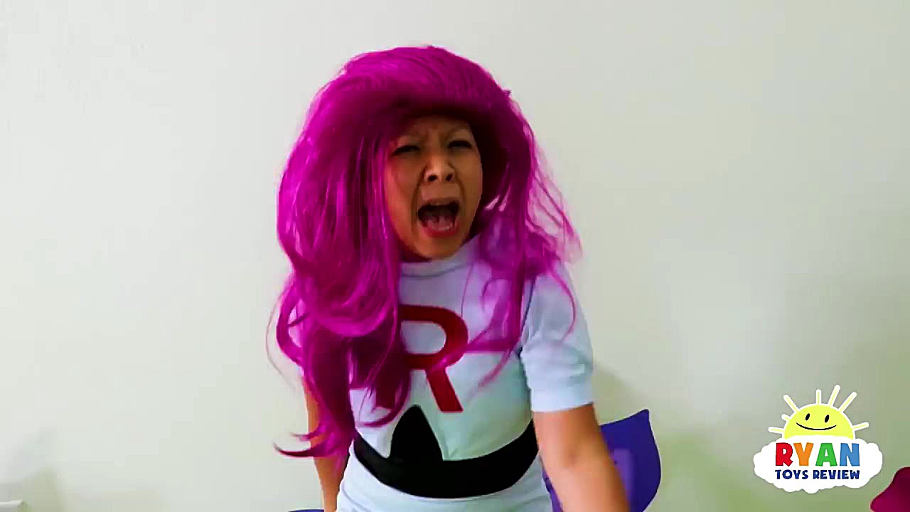 Ryan Pretend Play with Pikachu...