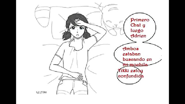 کمیک شکاک شدن کت (آدرین)به مار...