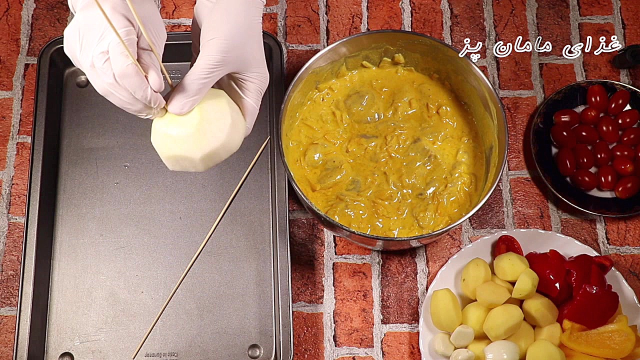 کباب ترکی خانگی | دونر کباب مر...