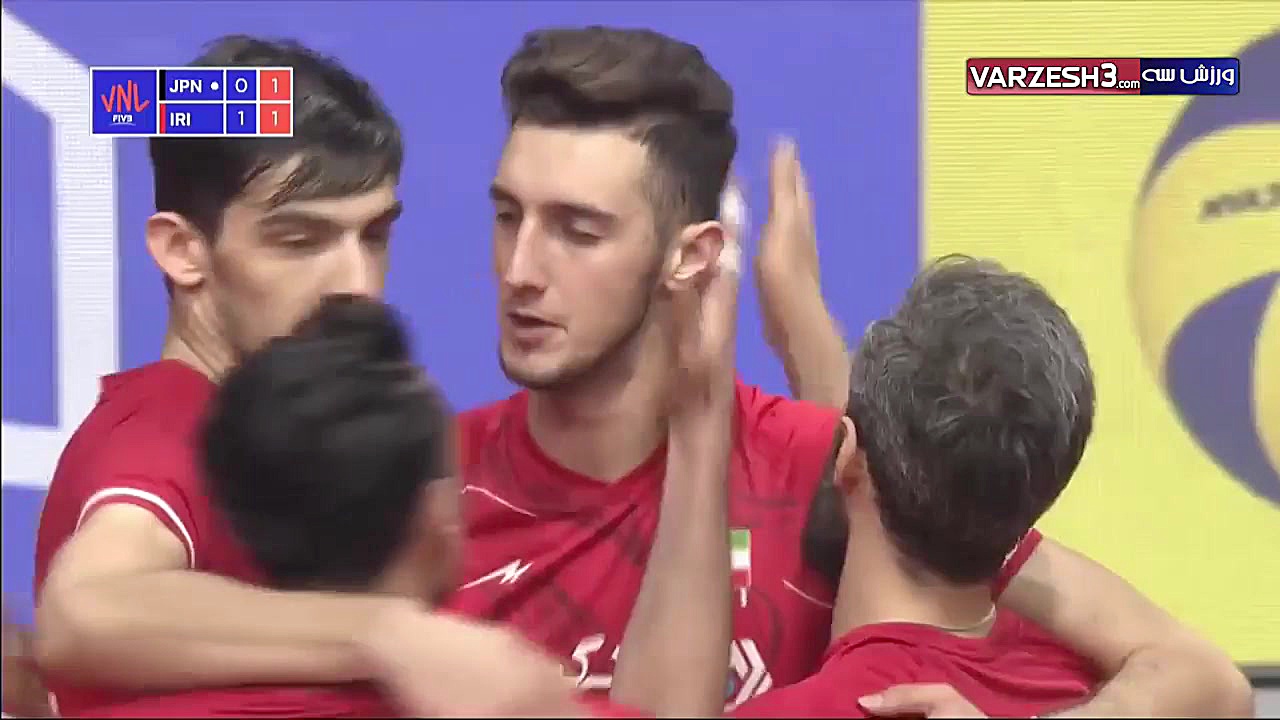 خلاصه والیبال ایران 3  0 ژاپن...
