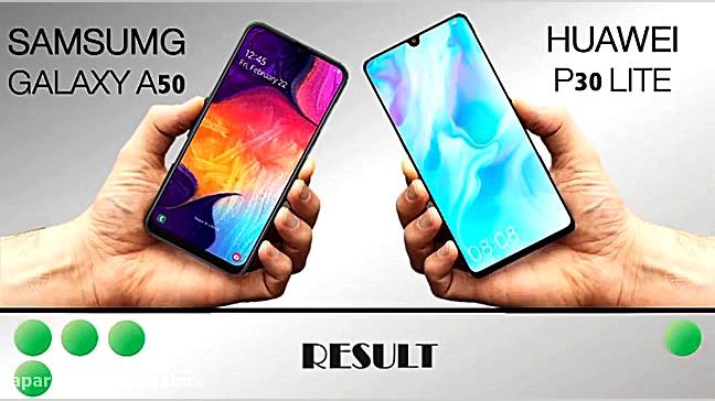 مقایسه گوشی گلکسی A50 و گوشی P...