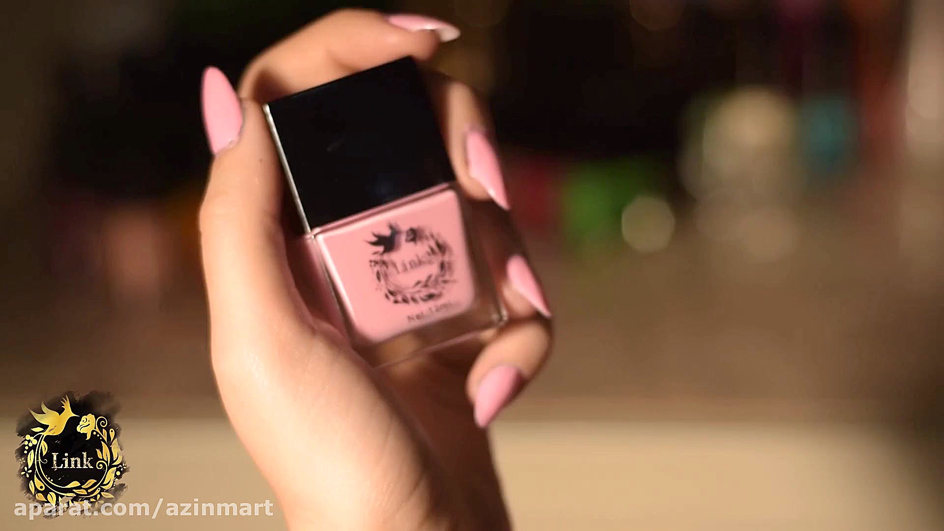 شیشه های متنوع لاک ناخن لینک