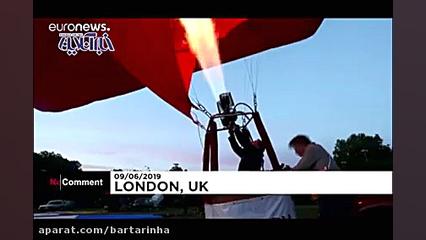 پرواز ٤٦ بالن‌ در آسمان لندن