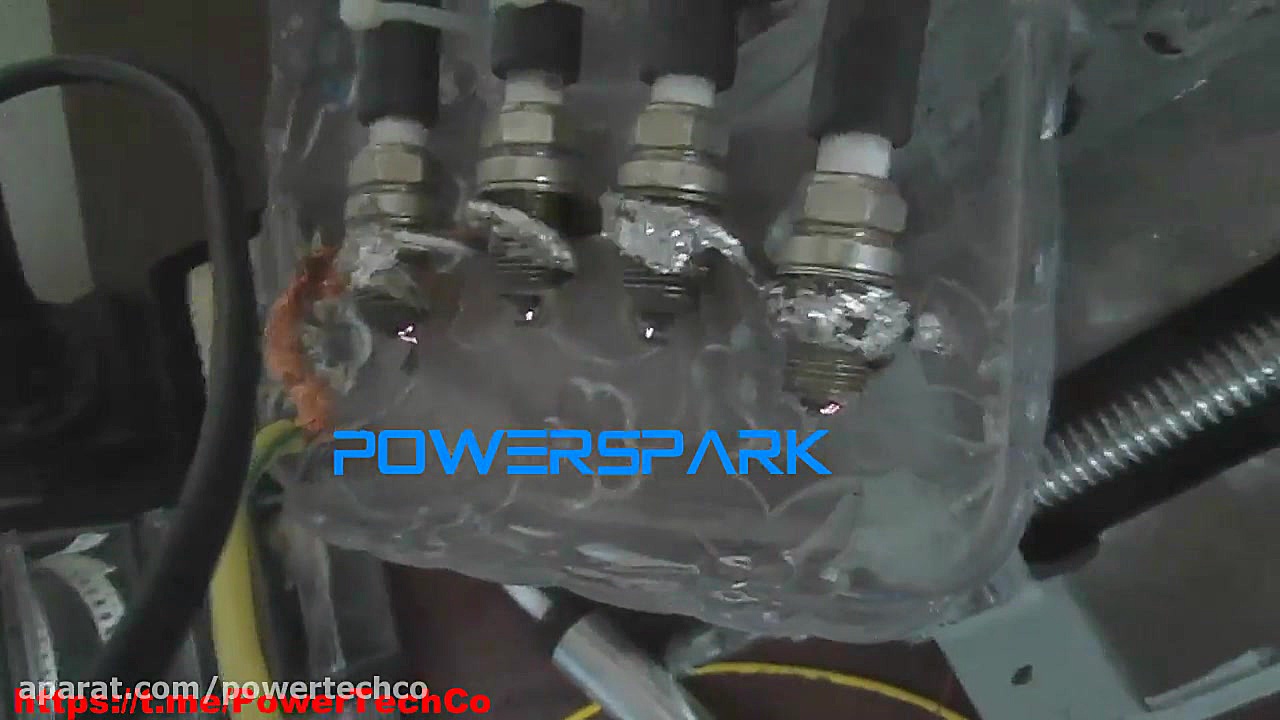 جرقه شمع روی 11000 دور با کیت...