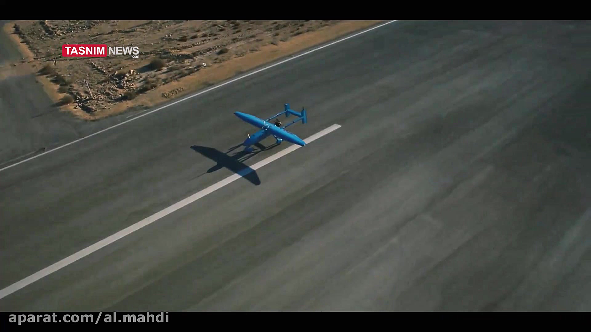 رصد ناو آمریکایی توسط پهپاد پی...