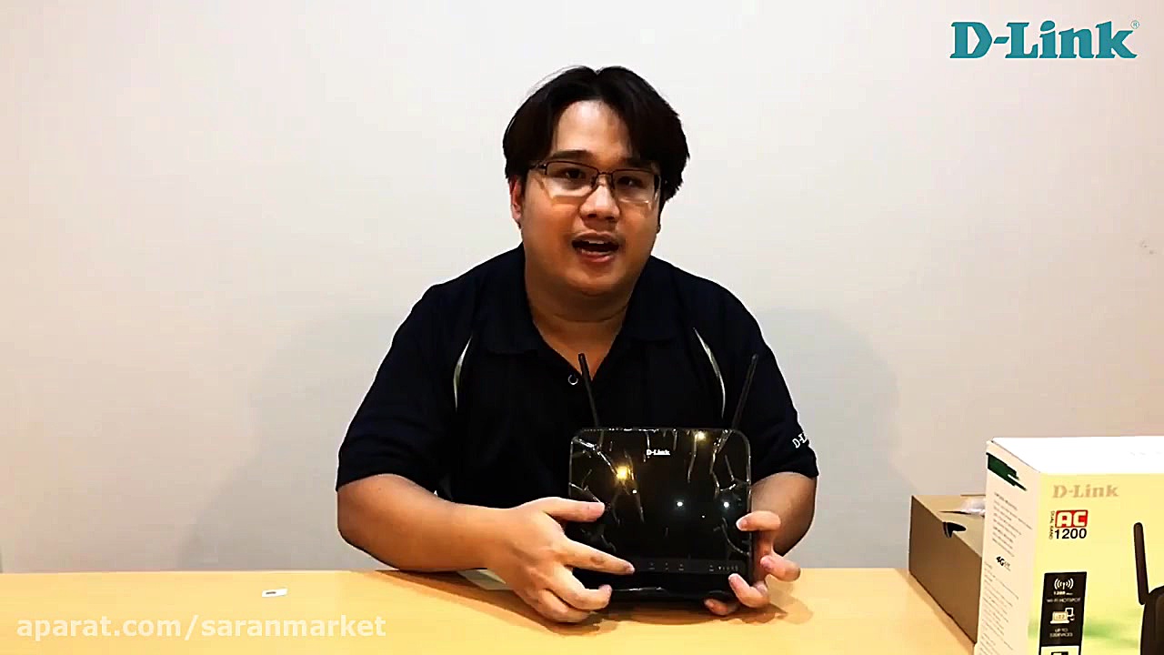 آنباکس مودم روتر بی سیم LTE دی...