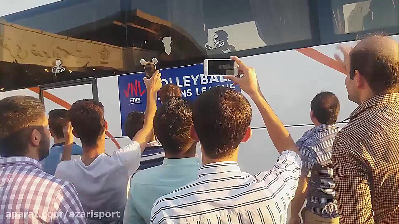 همراه تیم ملی والیبال ایران در...