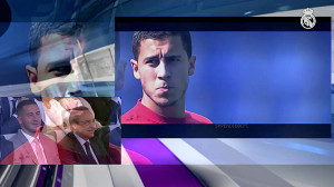 لحظه خوشحالی ادن هازارد در رئا...