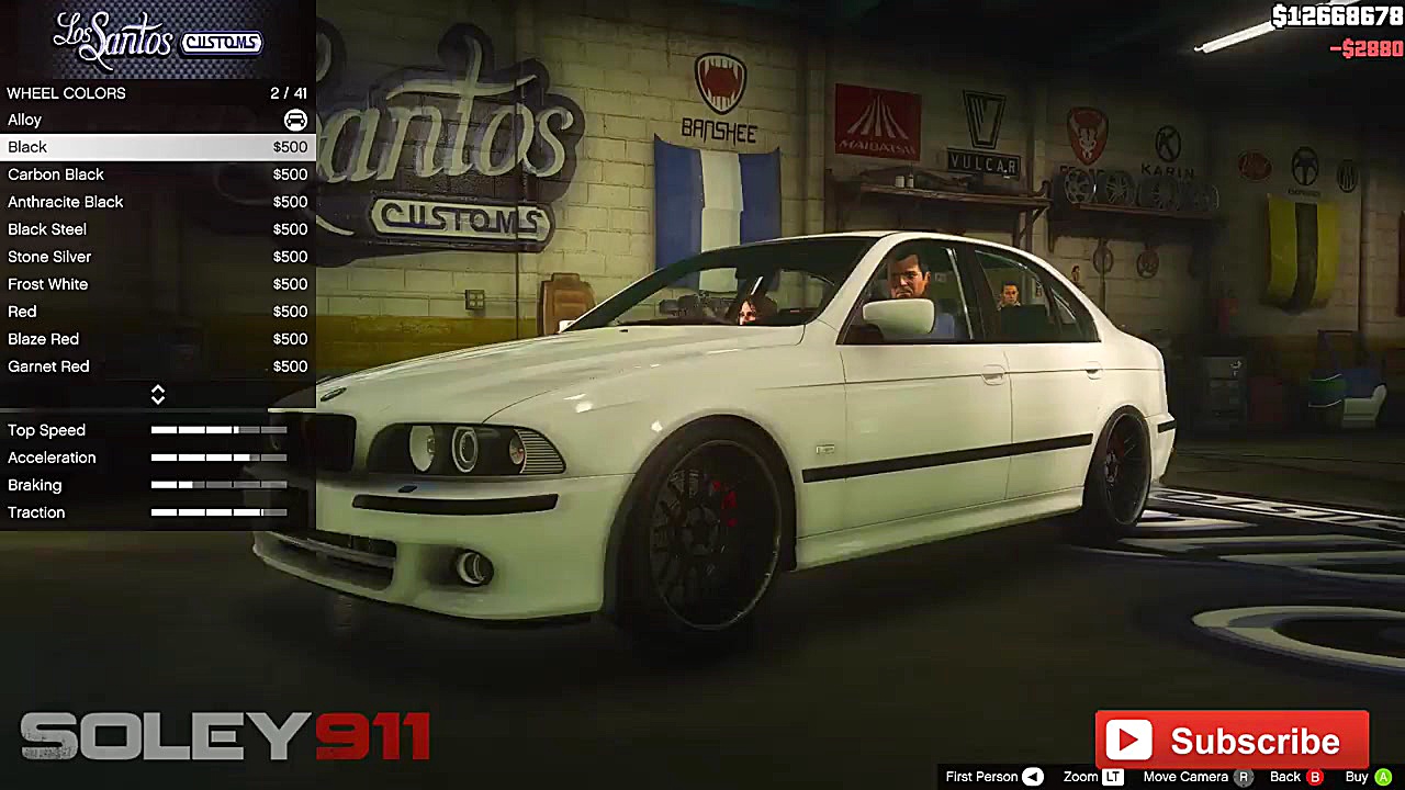 BMW Mtech E39 530D tuning  GTA...