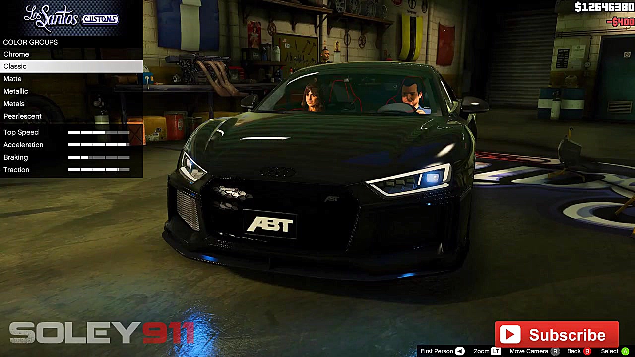 Audi R8 v10 ABT tuning  GTA V...
