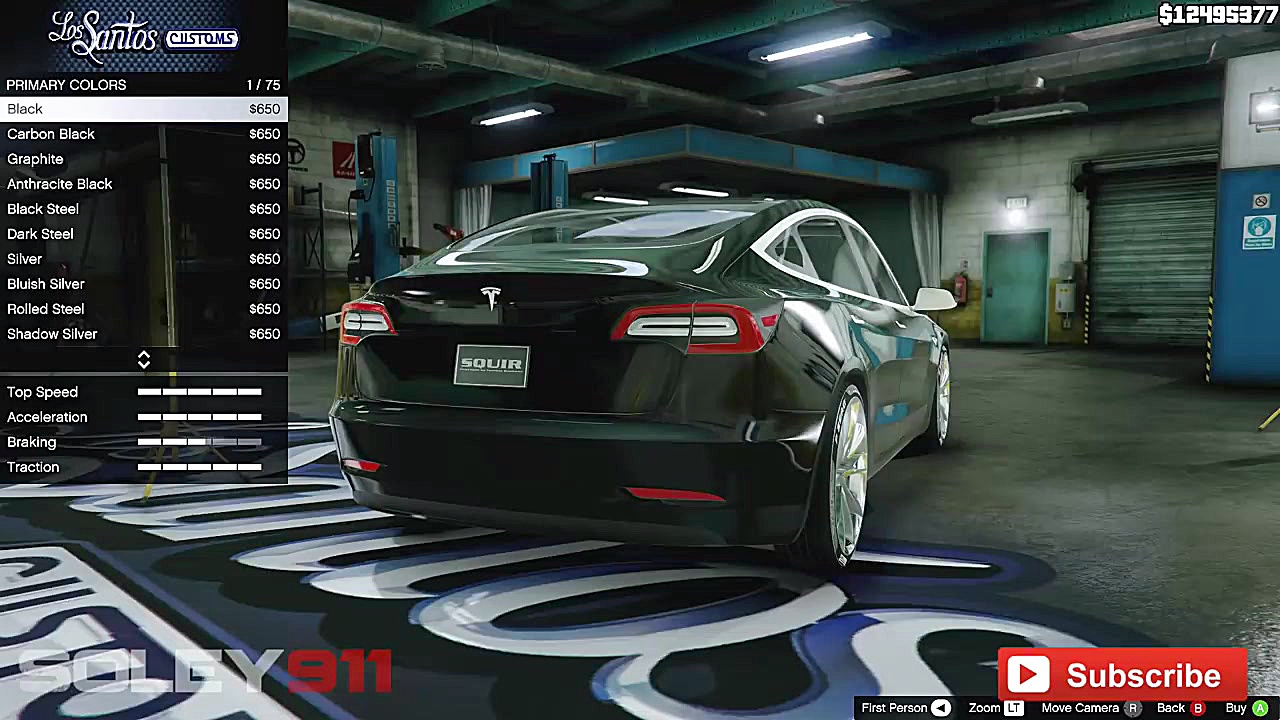 Tesla Model 3 2018 tuning  GTA...