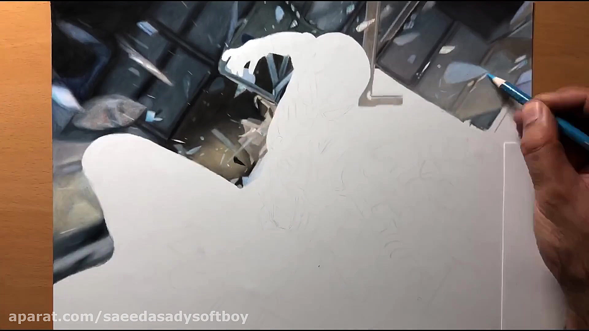 نقاشی جذاب از spider man ps4