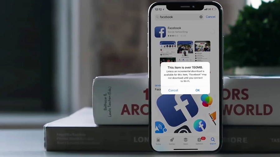 چگونه از اپ استور بالای 200 مگ...