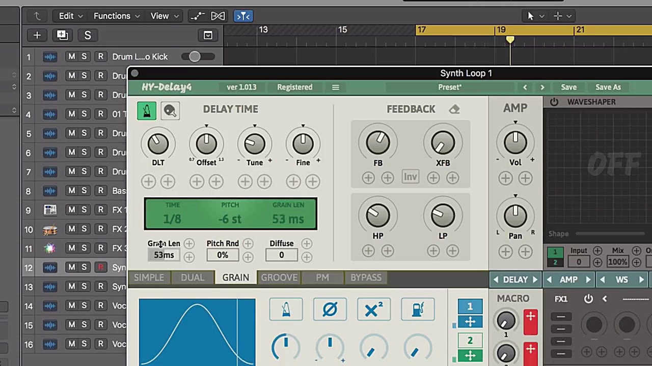 HY Delay 4  Multi FX Delay Uni...